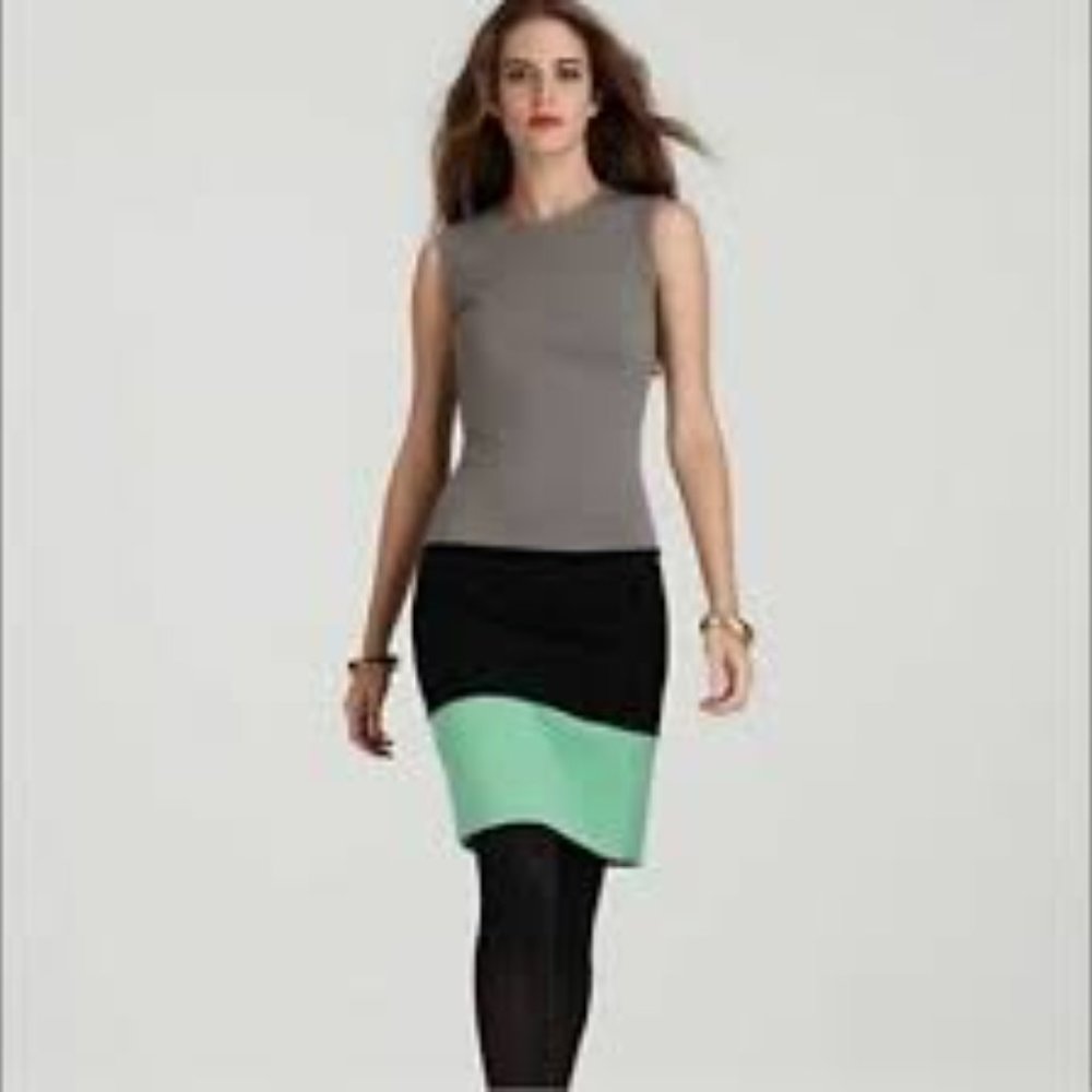 Diane Von Furstenberg Sharby colour block dress